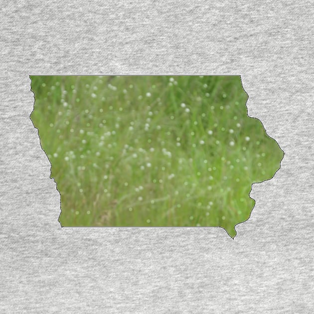 Green Iowa Outline by hannahehansen